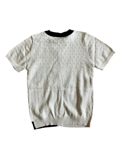 Pointelle top short sleeve