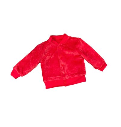 Baby Warm Velour Bomber Jacket Set