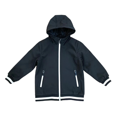 Jacket with striped cuff