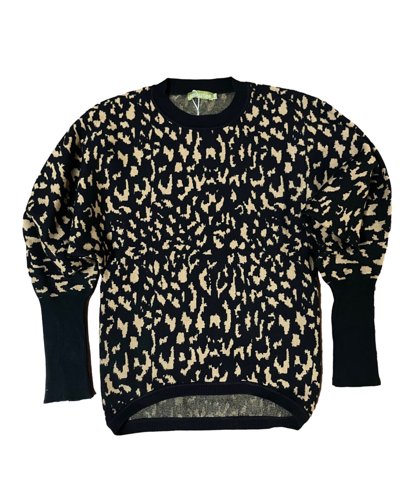 Knit Printer Top with Raglan Sleeves