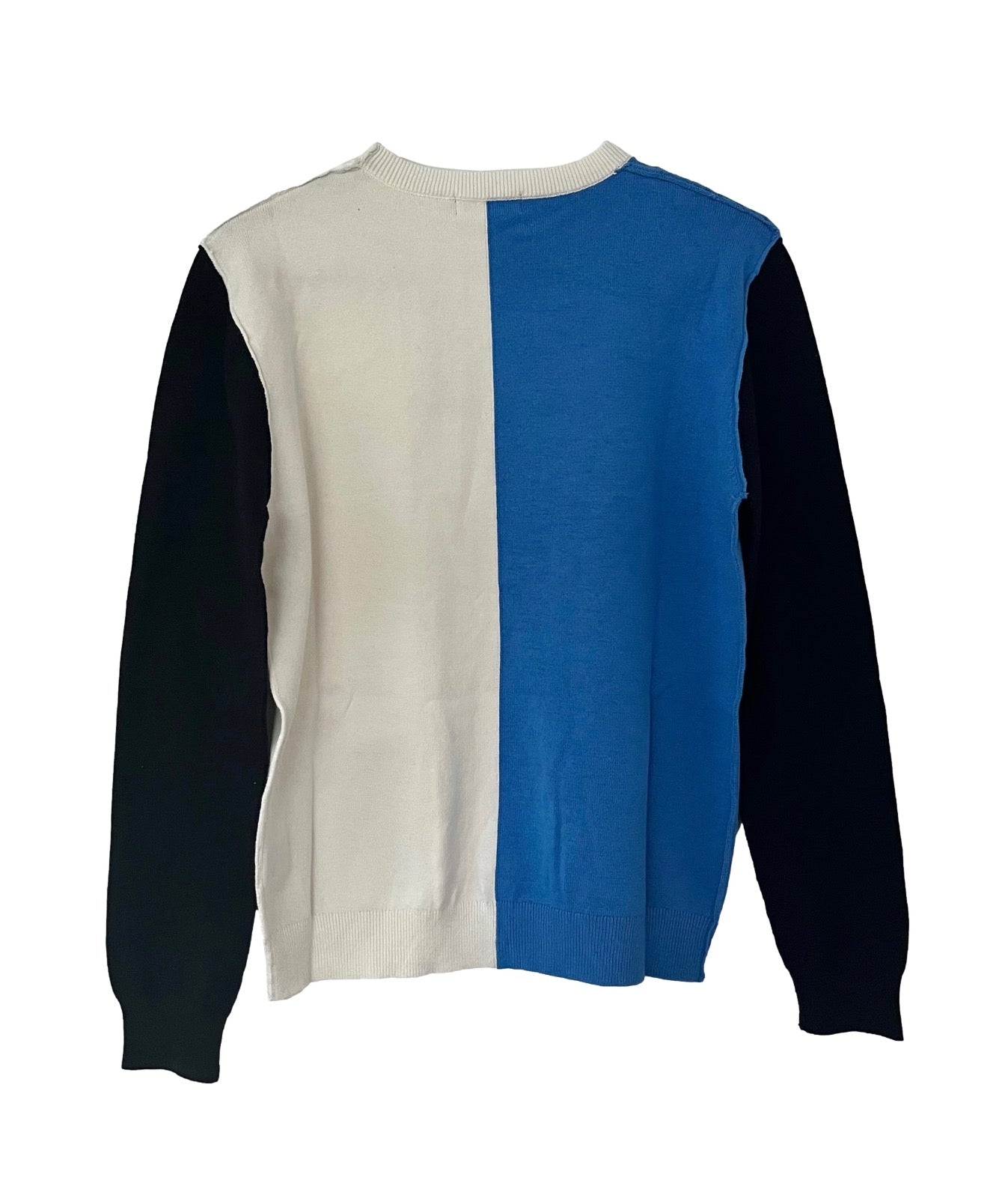 Cotton Knit Color Block Top