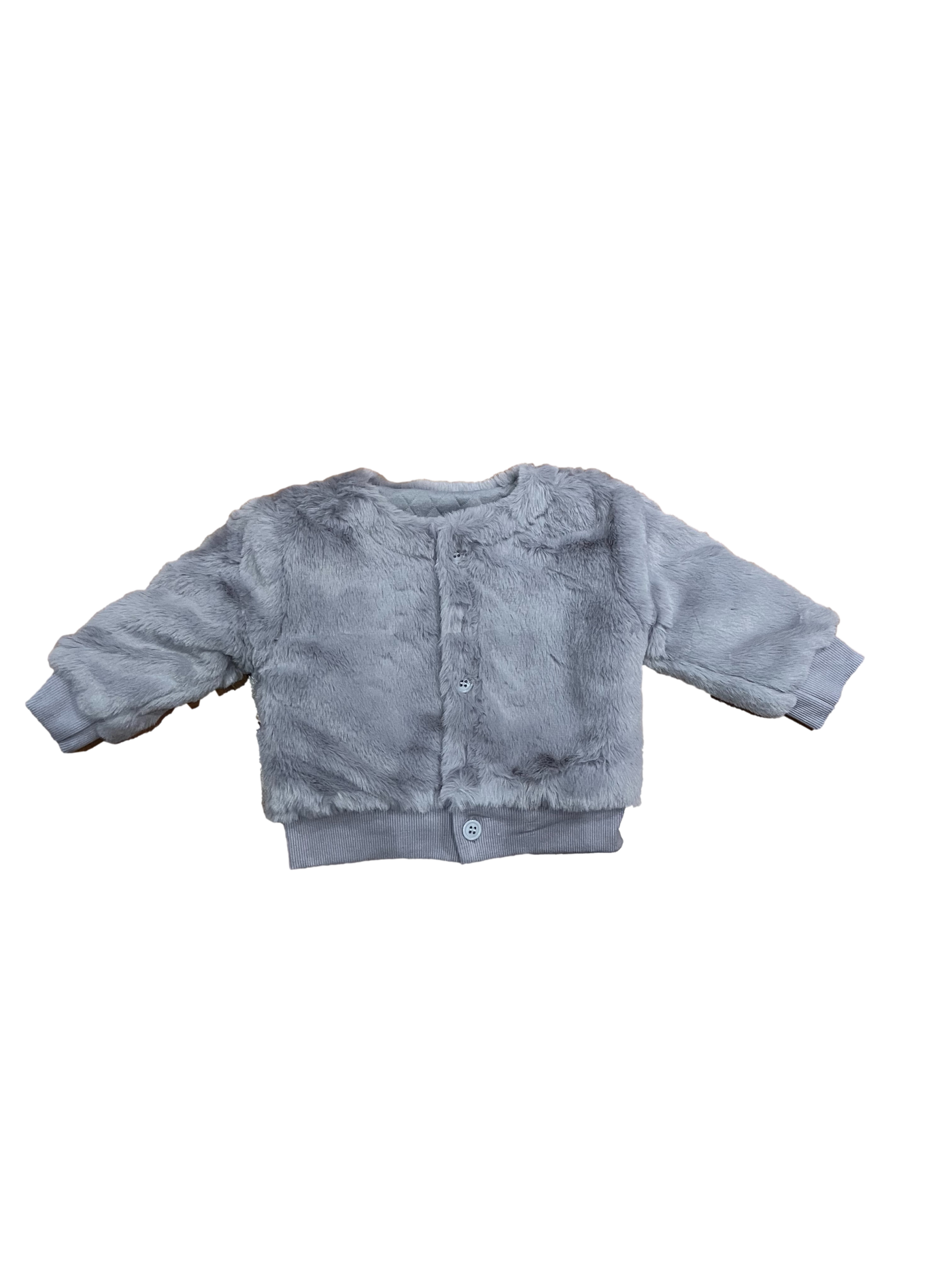 Cozy Ribbed Bonnet and Plush Jacket Set