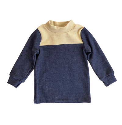 Charcoal and Winter Yellow Colorblock Baby Boy Set, charcoal baby boy outfit, winter yellow baby clothes, colorblock baby boy set