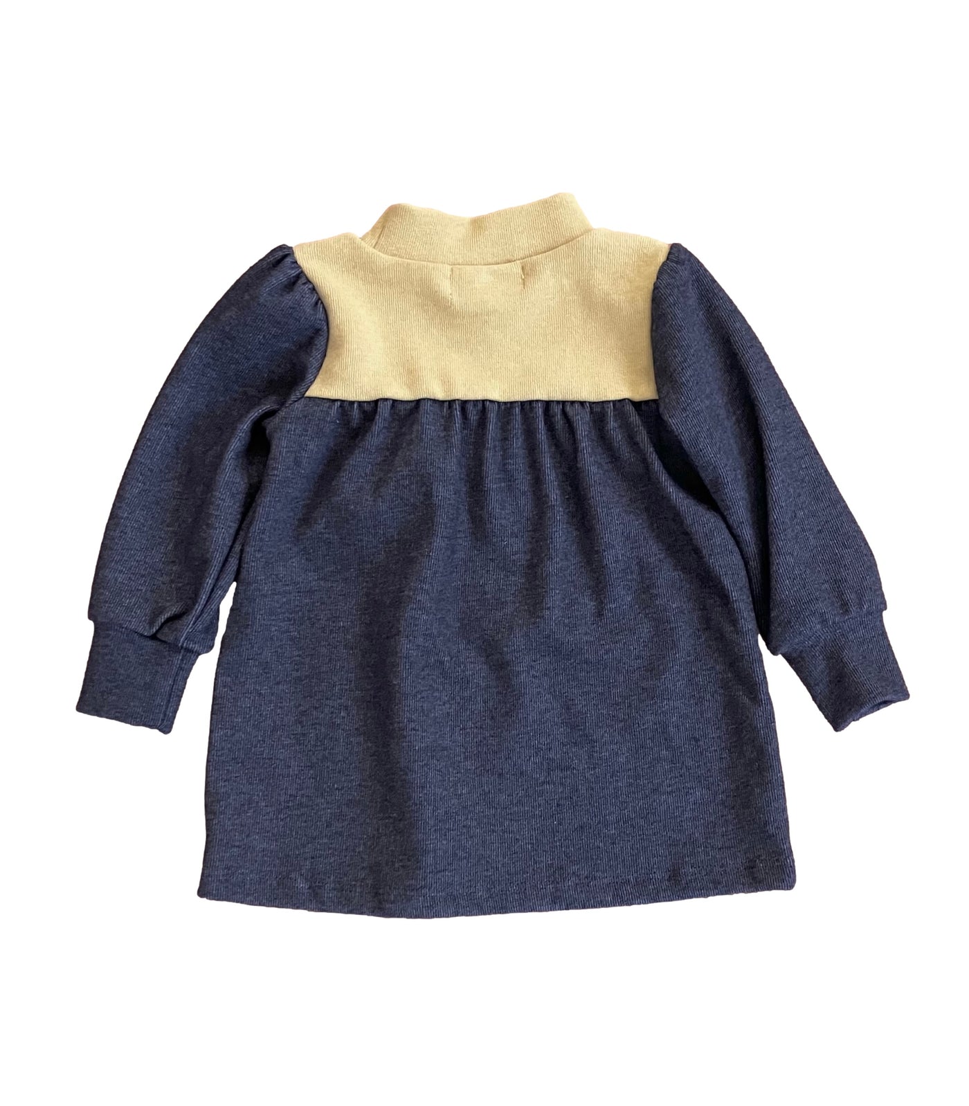 Charcoal and Winter Yellow Colorblock Baby Girl set,  charcoal baby girl outfit, winter yellow baby girl clothes, colorblock baby girl set