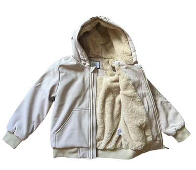 Fur Lined Hoodie Jacket