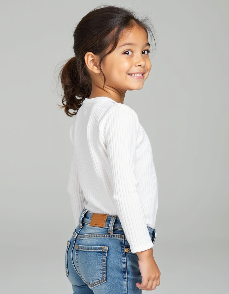 women’s ribbed knit crewneck shirt, long sleeve ribbed sweater top, stretch ribbed crew neck tee