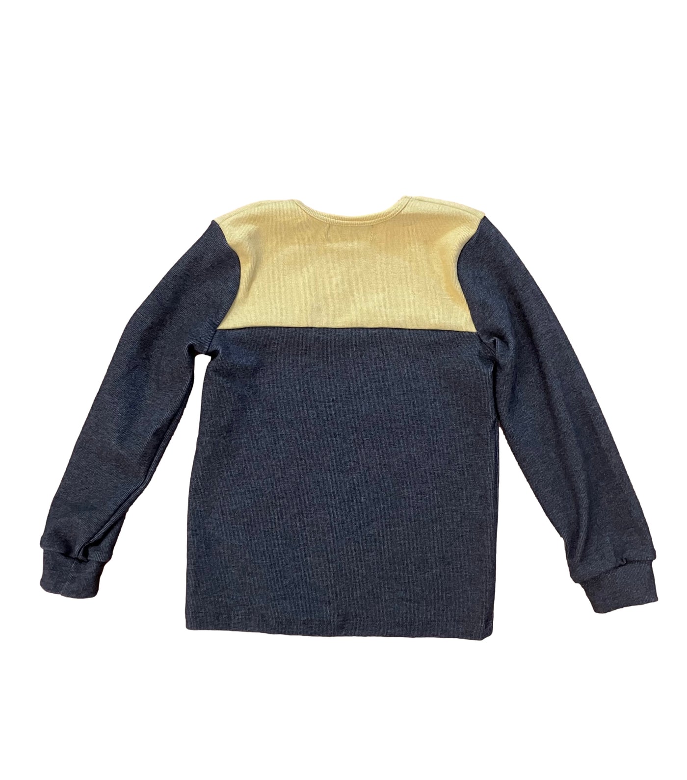 Charcoal and Winter Yellow Colorblock Baby Girl set,  charcoal baby girl outfit, winter yellow baby girl clothes, colorblock baby girl set